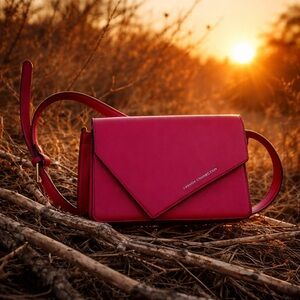 French Connection Vibrant Red Crossbody Bag